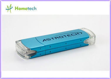 Real Capacity Plastic USB Flash Drive , encryption Blue USB Flash Drives
