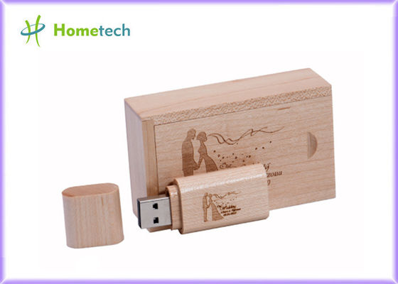 Ekologiczne drewniane spersonalizowane pamięci USB 8 GB USB 3.0 dla fotografa
