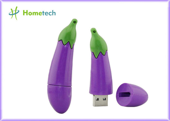 Fioletowy napęd USB z bakłażanem 16G do nauki / codziennego użytku osobistego